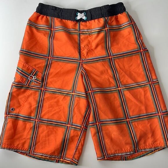 Op board shorts.  Drawstring adjustable waist.  Size 28 waist. - Picture 1 of 4